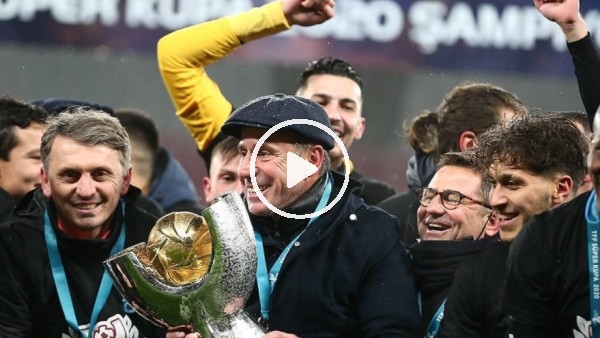 Abdullah Avcı: "Kupayı Trabzon şehrine, Trabzonspor taraftarına armağan ediyoruz"