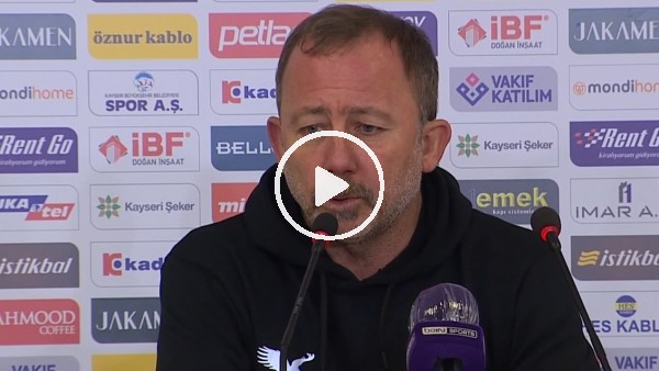 Sergen Yalçın: "1-2 oyuncuyla takımı güçlendirmek istiyoruz"
