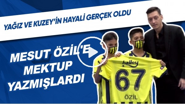 Mesut Özil'e Mektup Yazmışlardı | Yağız Ve Kuzey'in Hayali Gerçek Oldu