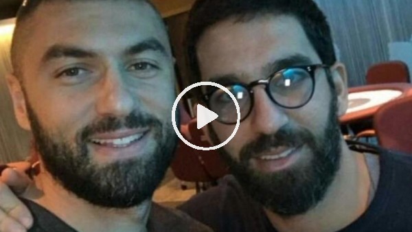 Burak Yılmaz ve kızları, Arda Turan'ın doğum gününü kutladı