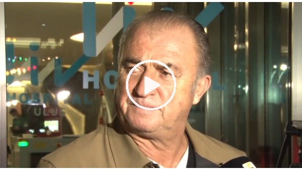 Fatih Terim: "Benim ruh halim iyi olmak zorunda"