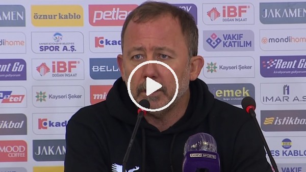 Sergen Yalçın: "Önemli bir virajı geçtik. 4 maçtır gol yemiyoruz"