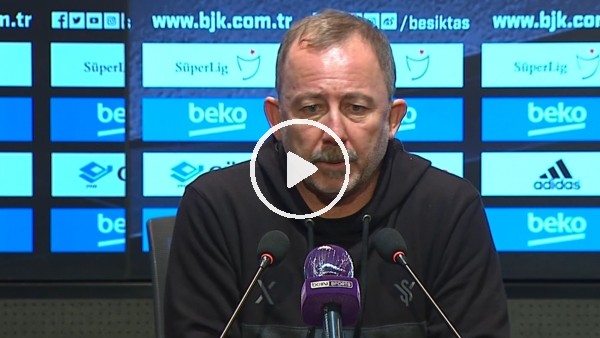 Sergen Yalçın: "Derbi maçları zordur ama iyi hazırlandık"