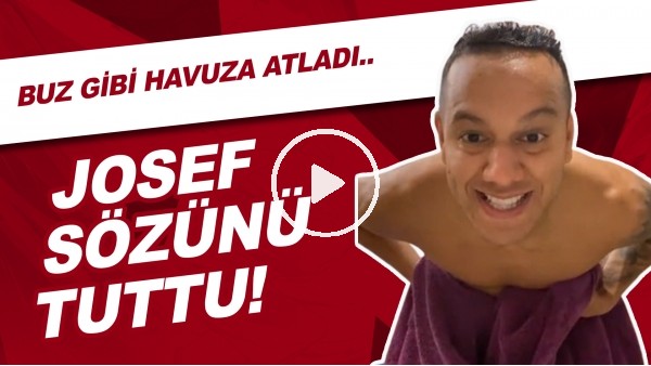 Josef: "Sözünü Tutuyorum" Dedi Ve Galatasaray Derbisi Sonrası Buz Gibi Havuza Atladı