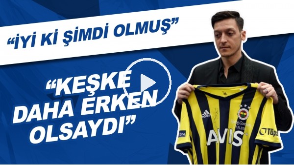 Mesut Özil: "Keşke Daha Erken Olsaydı. İyi Ki Şimdi Olmuş" | Ali Koç: "Sahadaki Zekanın Nereden Geldiğini Anlıyorsunuz Değil Mİ?"