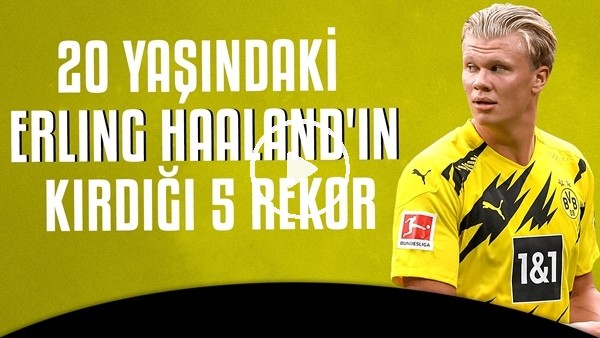 Dünyanın 60 metreyi en hızlı koşan futbolcusu Erling Haaland