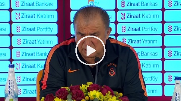 Fatih Terim'den hakem tepkisi