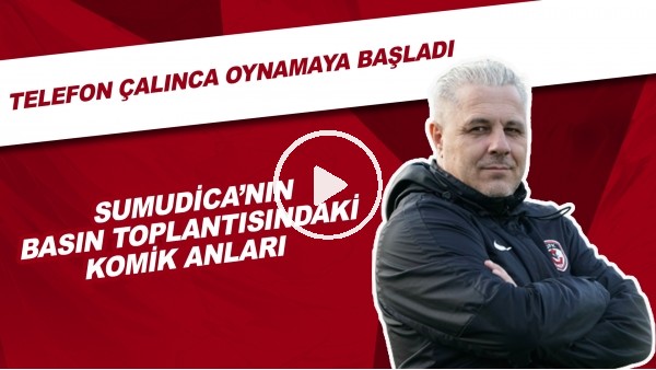 Sumudica'nın Basın Toplantısındaki Komik Anları | Telefon Çalınca Oynamaya Başladı