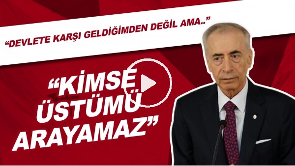 Mustaf Cengiz: "Devlete Karşı Geldiğimden Değil Ama Kimse Üstümü Arayamaz"