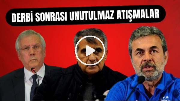 Beşiktaş - Fenerbahçe derbisi sonrası unutulmaz atışmalar!