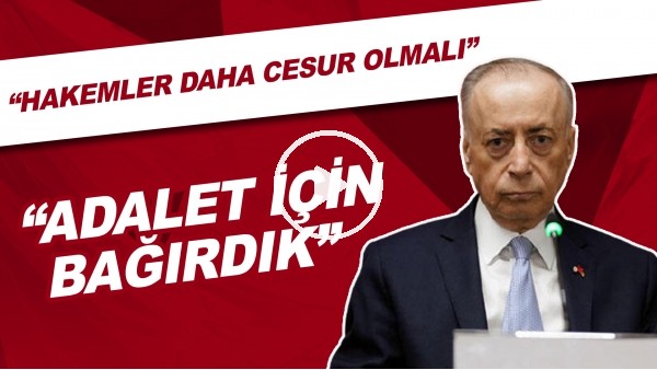 Mustafa Cengiz: "Adalet için bağırdık. Hakemlar daha cesur olmalı"