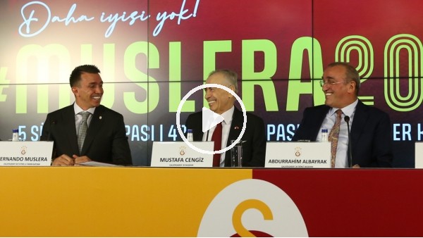 Abdurrahim Albayrak ve Muslera arasında gülümseten diyalog