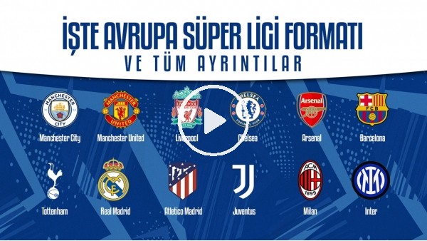 İşte Avrupa Süper Ligi Formatı ve tüm ayrıntılar | Tüm dünya bunu konuşuyor