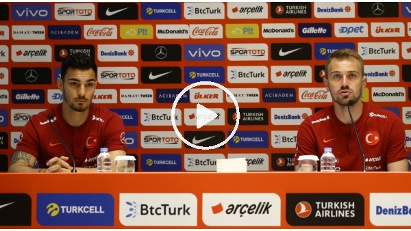 A Milli Takım'da Kaan Ayhan ve Mert Günok açıklamalarda bulundu