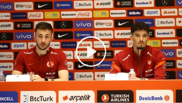 A Milli Takım'da Altay Bayındır ve Halil Dervişoğlu açıklamalarda bulunuyor.