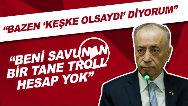 Mustafa Cengiz: "Beni savunan bir tane bile troll hesap yok. Bazen içimden 'keşke olsaydı' diyorum"