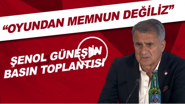 Şenol Güneş'in İtalya maçı sonrası basın toplantısı | "Oyundan memnun değiiliz"