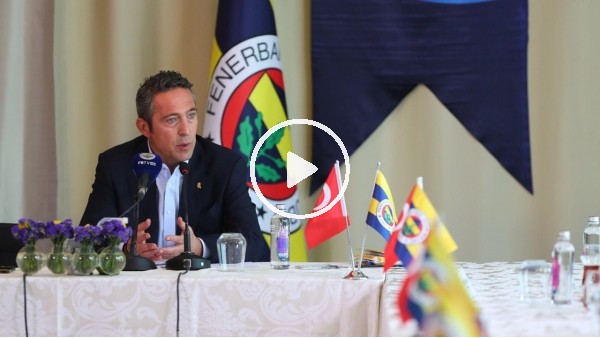 Ali Koç basın mensuplarının sorularını yanıtladı