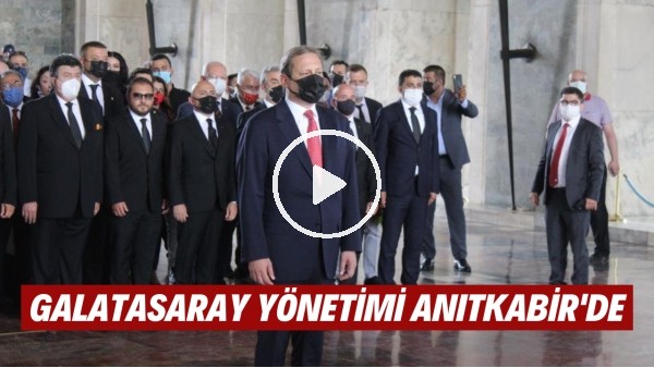 Galatasaray yönetimi Anıtkabir'de | Burak Elmas'tan Fatih Terim ve transfer açıklaması