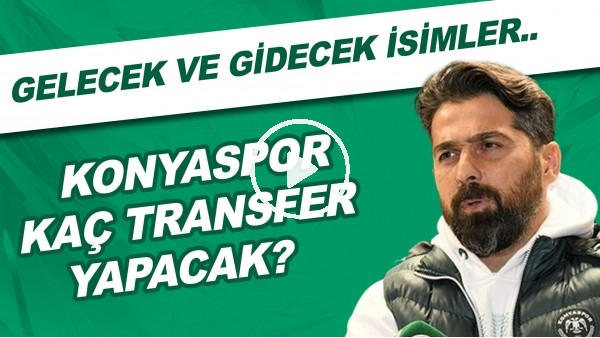 Konyaspor kaç transfer yapacak? | Sözleşmesi biten futbolcular | Gelecek ve gidecek isimler...