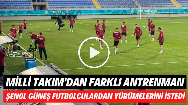 Milli Takım'dan farklı antrenman! Koşmak yasak..