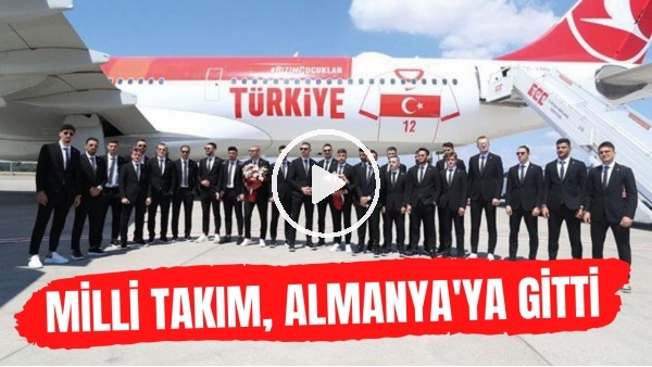 A Milli Takım, EURO 2020 öncesi son hazırlık maçı için Almanya'ya gitti