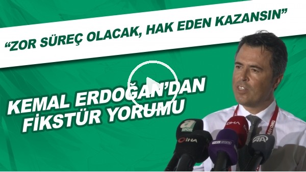 Beşiktaş Yöneticisi Kemal Erdoğan'dan fikstür yorumu | Zor bir süreç olacak, hak eden kazansın