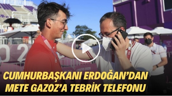 Cumhurbaşkanı Recep Tayyip Erdoğandan Mete Gazoza tebrik telefonu