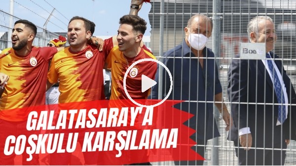 Galatasaray'a Hollanda'da coşkulu karşılama