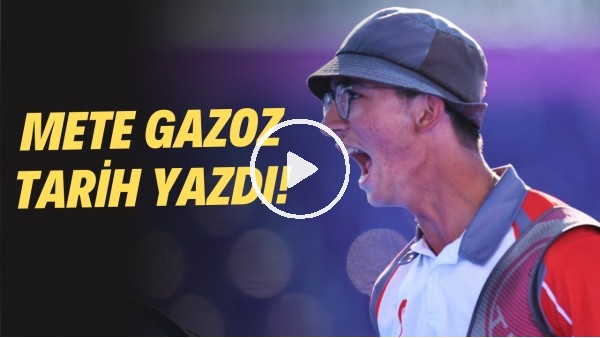 Tarih yazan Mete Gazoz'un 2017 yılındaki açıklamaları! "Tokyo 2020'ye şampiyon olmak için gidiyorum"