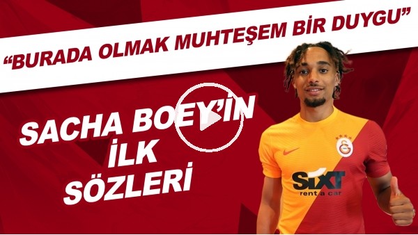 Sacha Boey: "Burada olmak muhteşem bir duygu"
