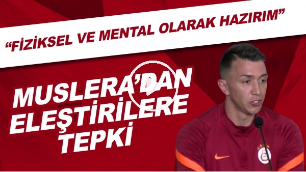 Muslera'dan eleştirlere tepki! "Fiziksel ve mental olarak hazırım"