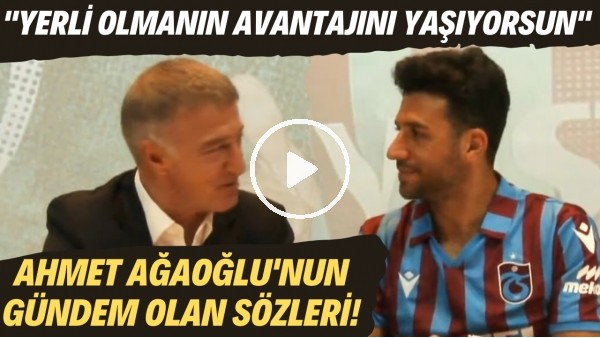 Ahmet Ağaoğlu'nun İsmail Köybaşı'nın imza töreninde gündem olan sözleri!  "Yerli olmanın avantajını yaşıyorsun"