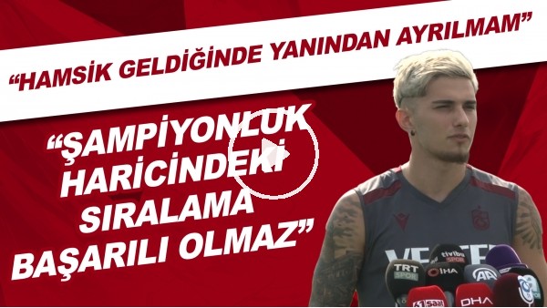 Berat Özdemir: "Şampiyonluk haricindeki sıralama başarı olmaz, Hamsik geldiğinde yanından ayrılmam"