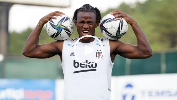 Michy Batshuayi'den iddialı sözler! "Çok çalışarak Beşiktaş'ta kupalar kazanmak istiyorum"