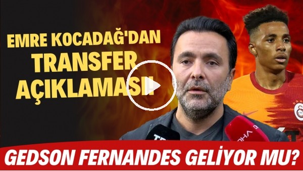 Beşiktaş Asbaşkanı Emre Kocadağ'dan transfer açıklaması! Gedson Fernandes geliyor mu?