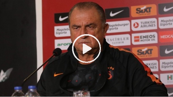 Fatih Terim'in Randers maçı öncesi basın toplantısı | Galatasaray'dan hangi futbolcular ayrılacak?