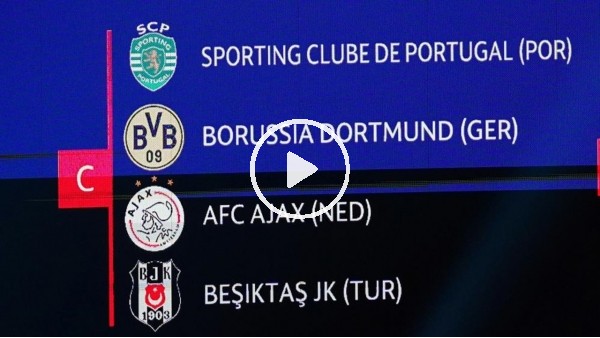 Beşiktaş'ın UEFA Şampiyonlar Ligi'ndeki rakipleri belli oldu