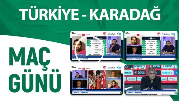 MAÇ GÜNÜ | Türkiye - Karadağ