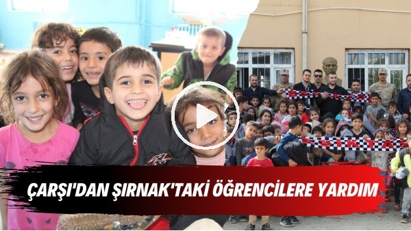 Beşiktaş taraftar grubu Çarşı'dan Şırnak'taki öğrencilere yardım