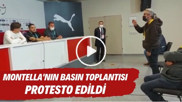 Montella'nın basın toplantısında protesto! Gazeteciler salonu terk etti!