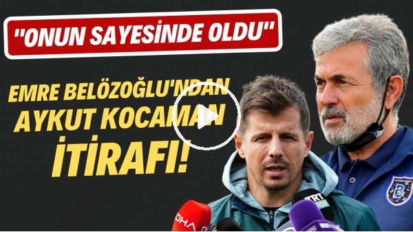 Emre Belözoğlu'dan Aykut Kocaman itirafı! "Oyun sayesinde oldu"