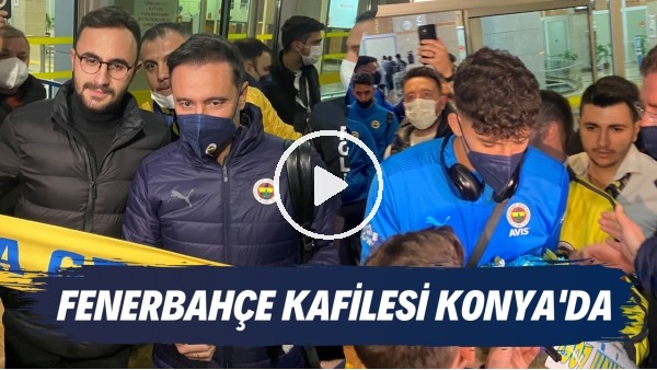  Fenerbahçeli futbolcular Konya'da taraftarlarla tek tek fotoğraf çekildi