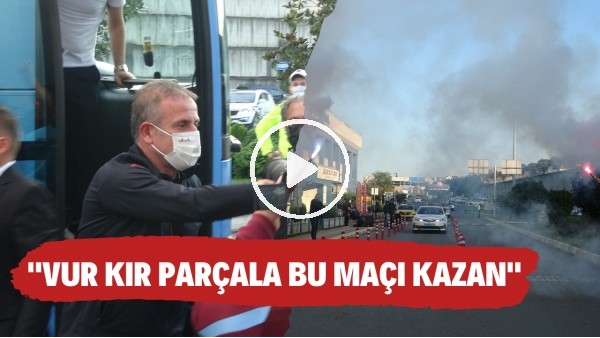 "Vur kır parçala bu maçı kazan" | Trabzonspor, Beşiktaş maçı için İstanbul'a gitti