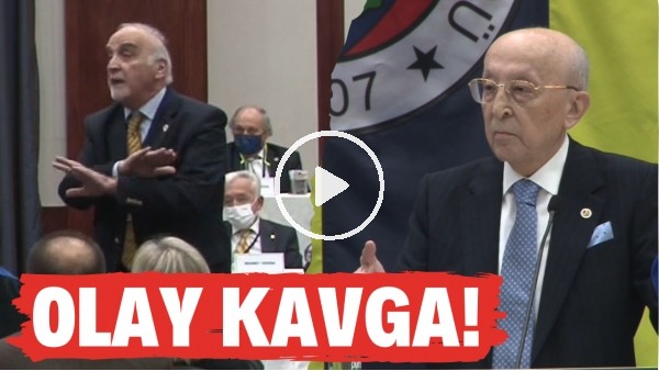 Fenerbahçe Divan Kurulu'nda OLAY Kavga! Vefa Küçük ile divan üyesi birbirine girdi!