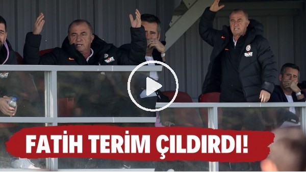  Fatih Terim, Bursaspor ile oynanan hazırlık maçında çıldırdı!
