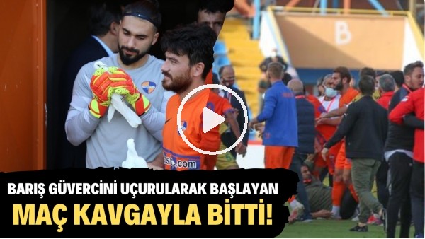 "Barış ve kardeşlik" için güvercin uçurularak başlayan maçta futbolcular birbirlerine saldırdı