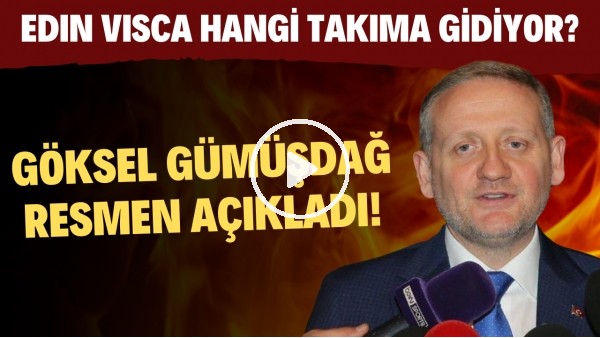 Göksel Gümüşdağ resmen açıkladı! Edin Visca hangi takıma gidiyor?