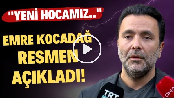 Beşiktaş Asbaşkanı Emre Kocadağ resmen açıkladı! "Yeni hocamız..."
