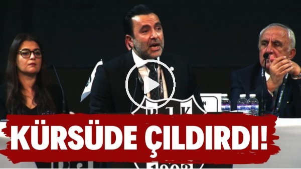 Emre kocadağ kürsüde çıldırdı! Fikret Orman yönetimini topa tuttu!
